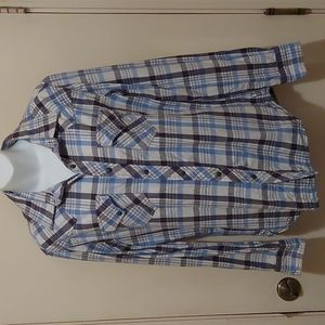 Like New Arizona Jean Plaid Button Down Long Sleeve Shirt